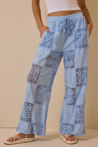 Hibiscus Patchwork Crochet Pant Detail 4 - Altar'd State