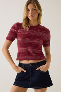 Scout Multi Stripe Marled Sweater Detail 2 - Altar'd State
