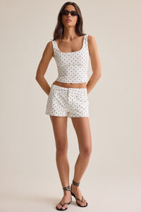 Leilah Polka Dot Tank Detail 4 - Altar'd State