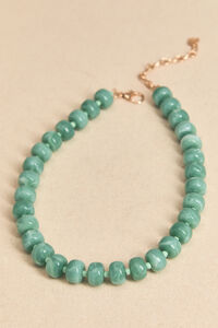 Lily Beaded Blue Necklace - Altar'd State
