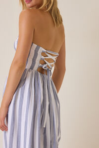 Bella Striped Maxi Dress Detail 2 - Altar'd State