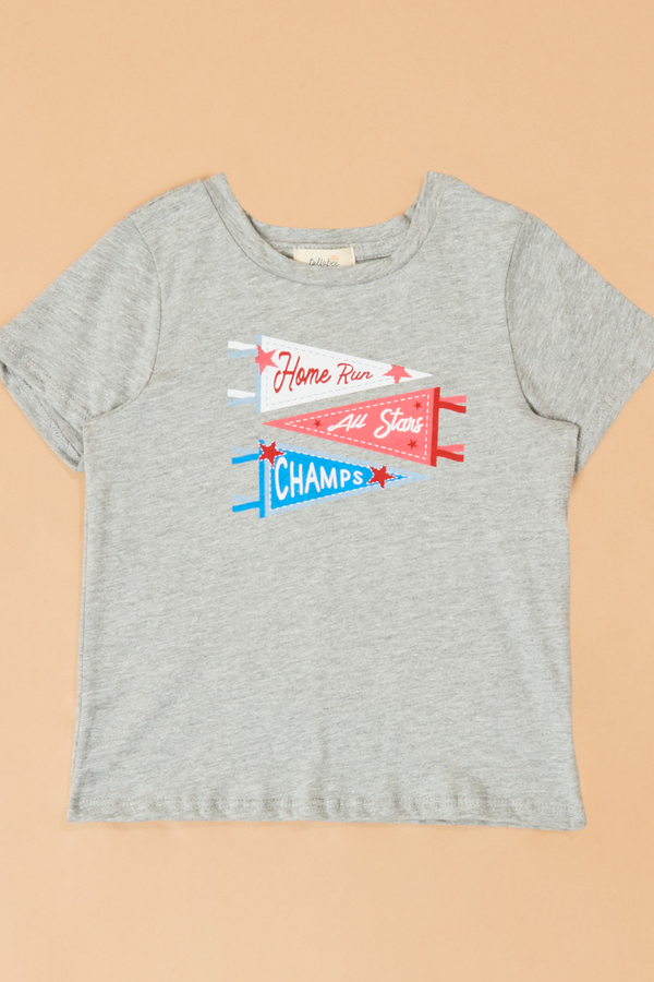 Home Run Flag Tee Detail 2 - Altar'd State