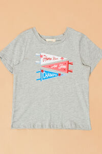 Home Run Flag Tee Detail 2 - Altar'd State