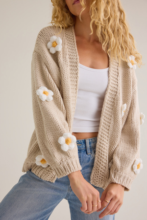 Jennie 3D Flower Cardigan - Altar'd State