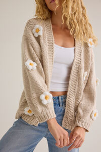 Jennie 3D Flower Cardigan - Altar'd State