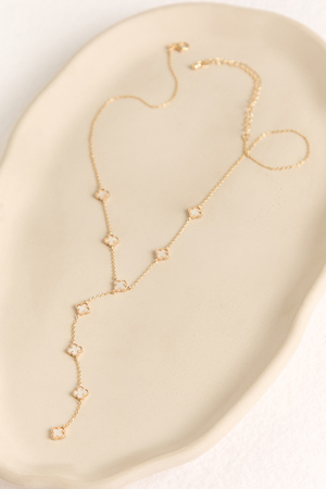 White Clover Y Necklace - Altar'd State - 