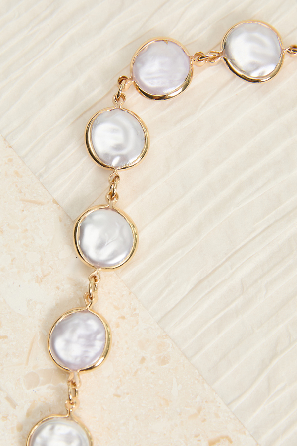 Gloria Coin Pearl Anklet - Altar'd State