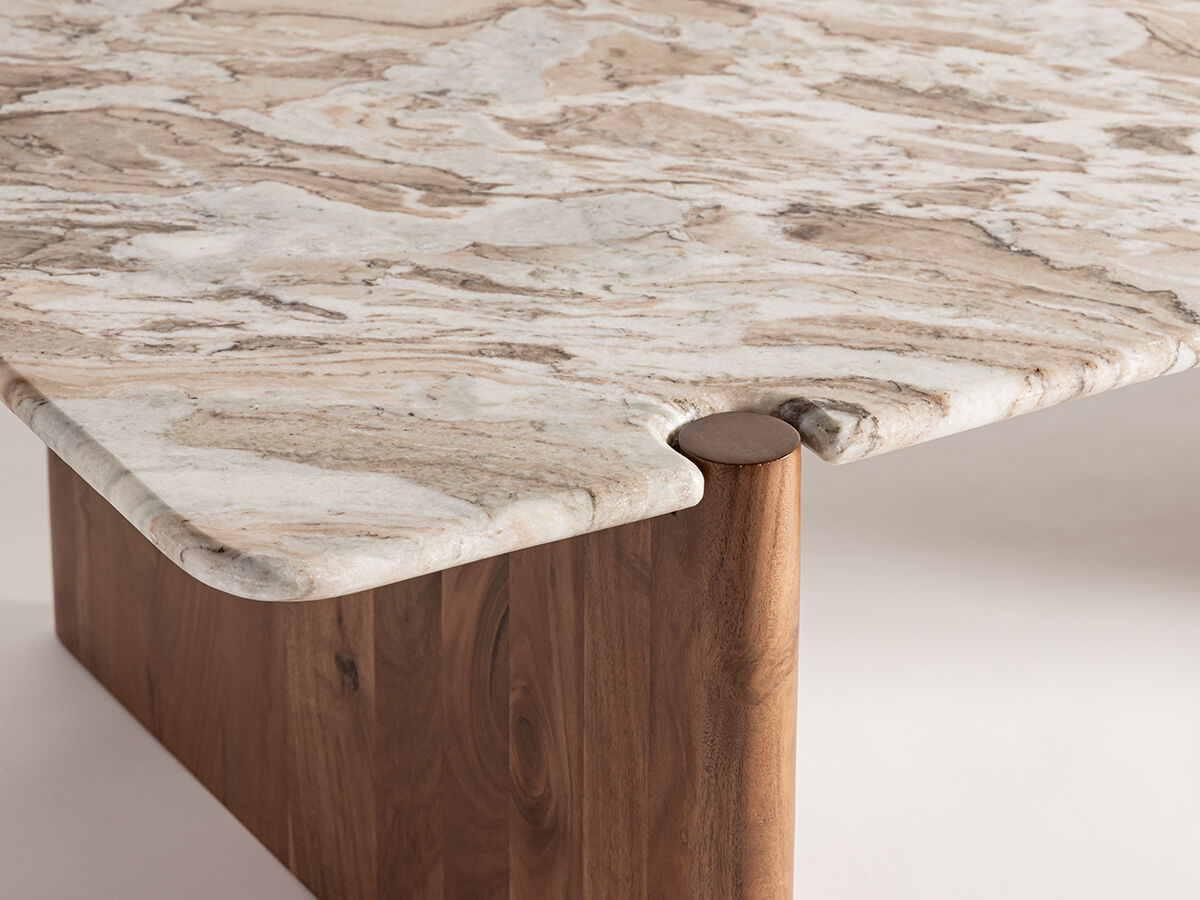 Moss Wood Coffee Table Detail 6 - Altar'd State