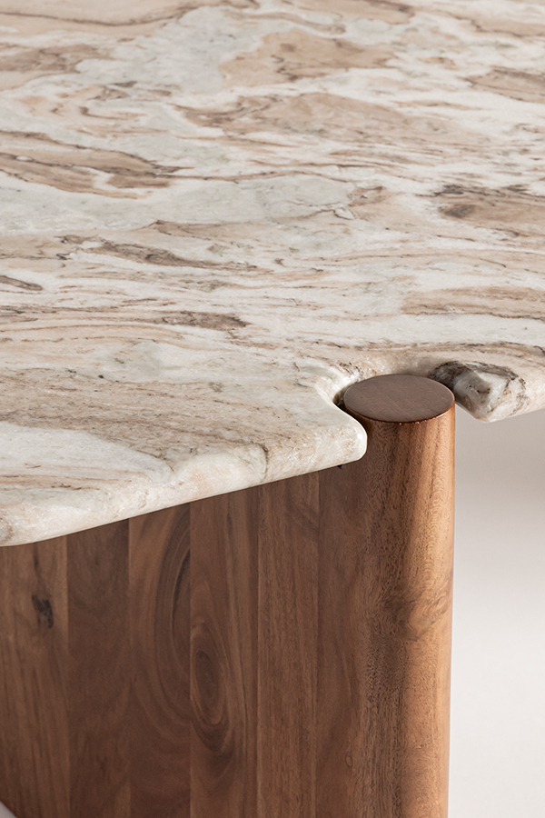 Moss Wood Coffee Table Detail 6 - Altar'd State