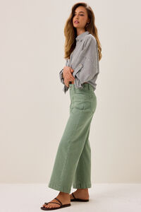 Garner Wide Leg Denim Pant Detail 4 - Altar'd State