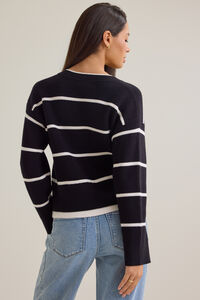 Shae Striped Sweater Detail 5 - Altar'd State