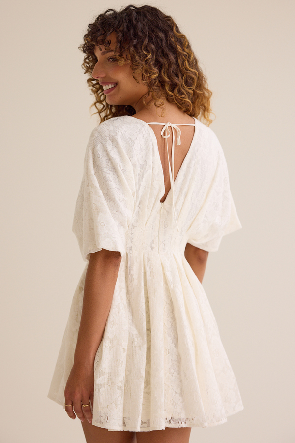 white linen womens dress Linen Blend Midi Shirt Dress – Neutral Summer Dress M