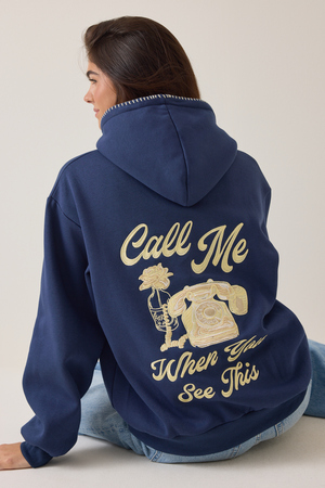 Call Me When You See This Hoodie - Altar'd State - 