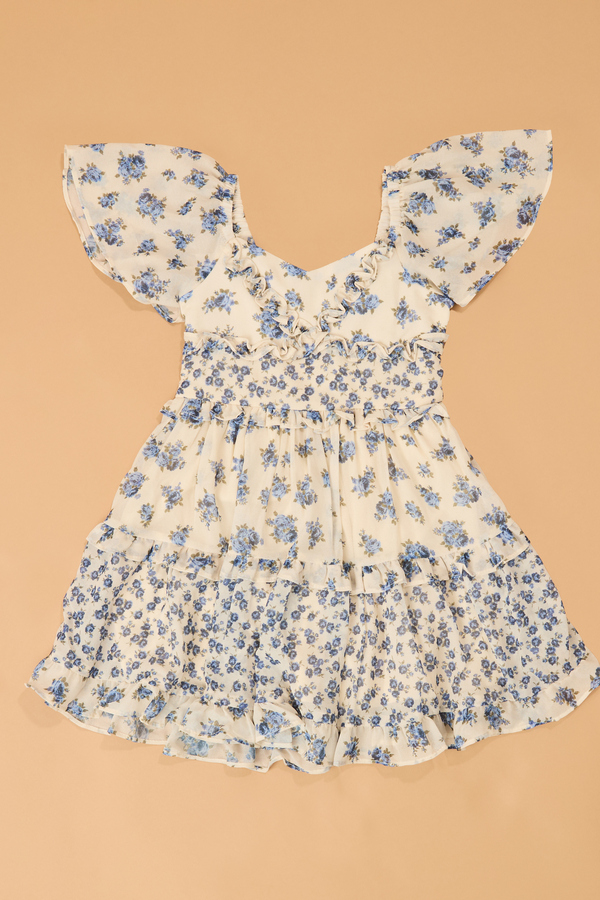 Finley Floral Dress Detail 4 - Altar'd State