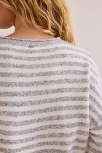 Major Stripe Button Cardigan Detail 6 - Altar'd State