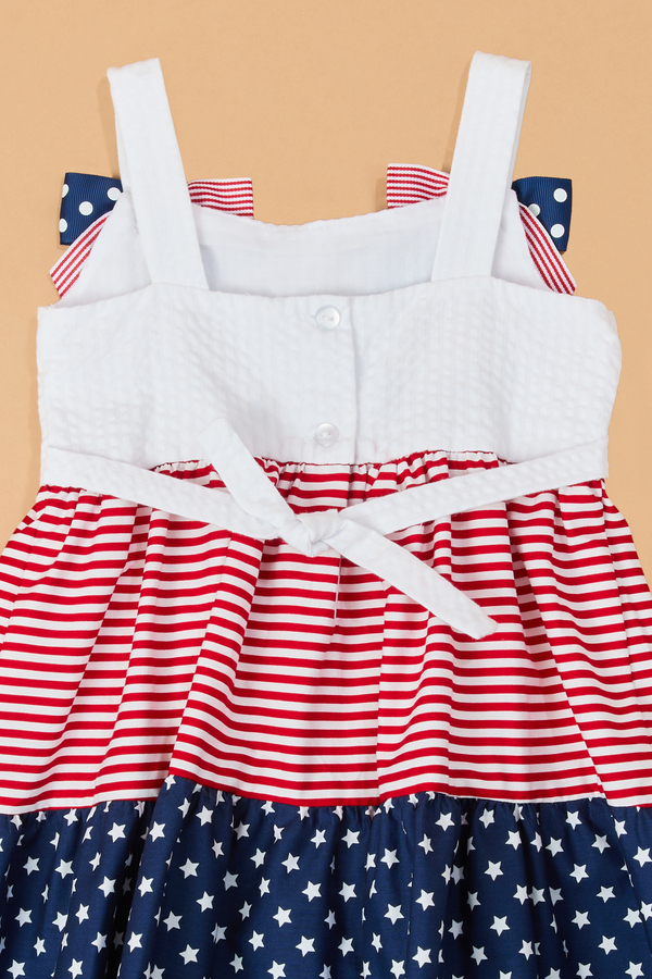 Liberty Stars & Stripes Americana Dress Detail 3 - Altar'd State