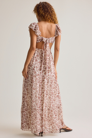 Julie Adeline Floral Ruffle Maxi Dress - Altar'd State - 