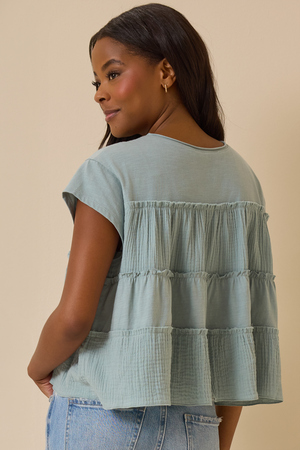 Nicole Ruffle Top - Altar'd State - 