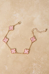Clover Double Sided Pink Bracelet Detail 2 - Altar'd State
