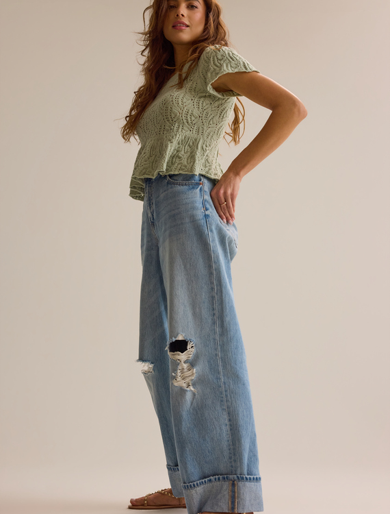 Lexie Pointelle Top Detail 5 - Altar'd State