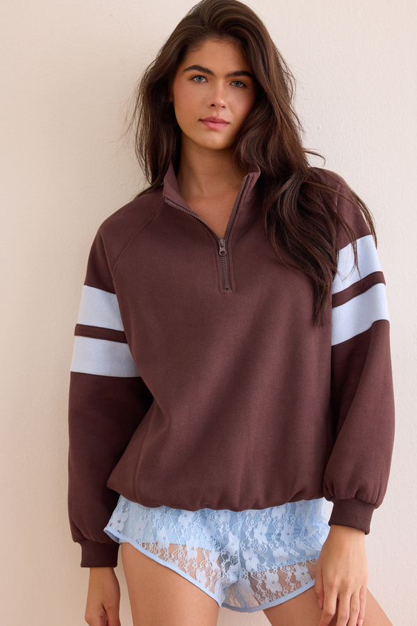 Baseline Quarter Zip Detail 3 - Altar'd State