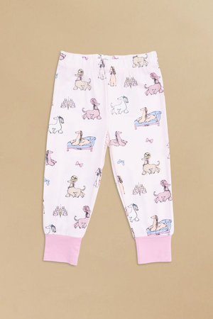 Fancy Dog Short Sleeve Lounge Set - Altar'd State - 