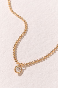 18K Trinity Tennis Necklace Detail 2 - Altar'd State