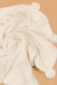 Fuzzy Fun Pom Blanket Detail 2 - Altar'd State