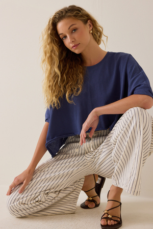 McKenna Oversized Boxy Crop Tee - Altar'd State - 
