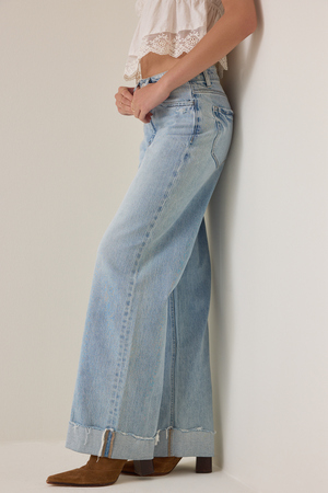 Hart High Rise Roll Cuff Jeans - Altar'd State - 