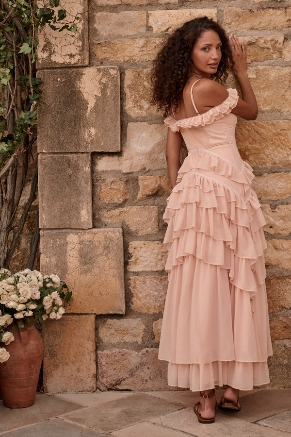 Leona Maxi Dress Detail 5 - Altar'd State