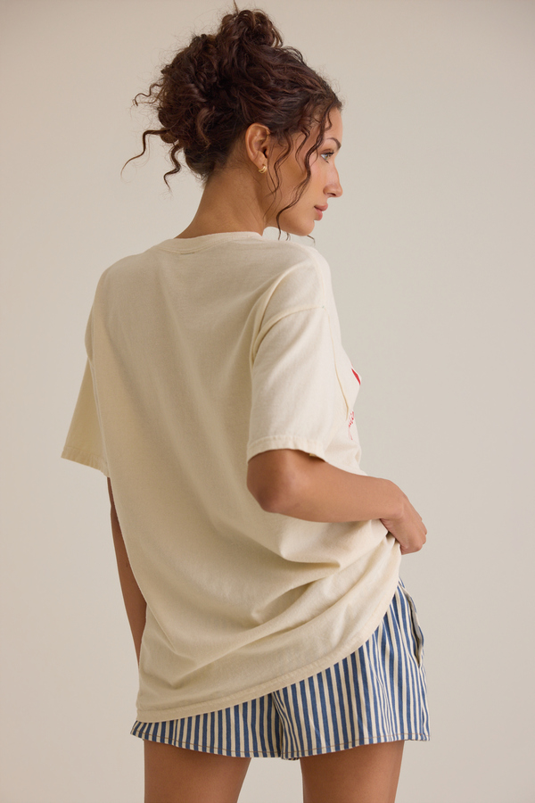 Saint Tropez Sailing Club Oversized Tee Detail 7 - Altar'd State