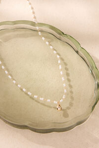 Ivory Blossom Teardrop Necklace Detail 3 - Altar'd State