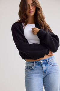 Tatum Oversized Bolero Sweater Detail 2 - Altar'd State