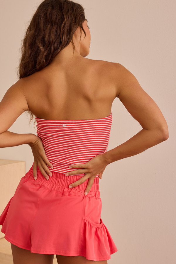 Courtside Crush Stripe Tube Top Detail 4 - Altar'd State