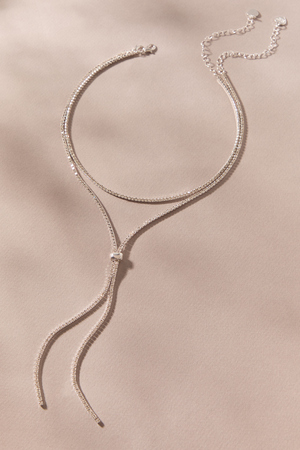 Glitzy 2 Layer Y Necklace - Altar'd State - 