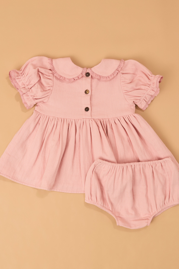 Magnolia Collar Infant Dress Detail 3 - Altar'd State