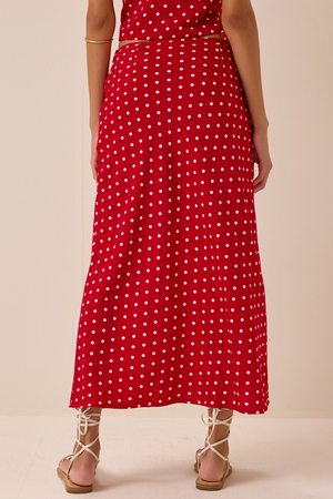 Jaycee Dot Midi Skirt - Altar'd State