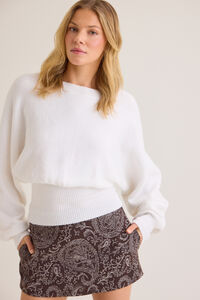 Daphne Balloon Sleeve Sweater Detail 2 - Altar'd State