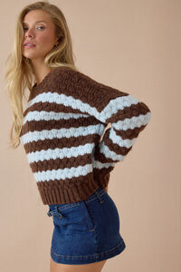 Valerie Striped Sweater Detail 3 - Altar'd State