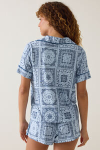 Haley Bandana Lounge Top Detail 6 - Altar'd State