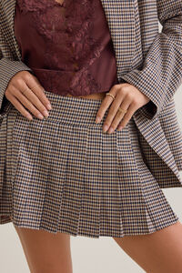 Betty Plaid Skirt Detail 2 - Altar'd State