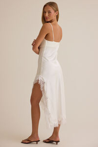 Altar'd State | Lena Lace Maxi Dress | White | Material: 100% Polyester | L