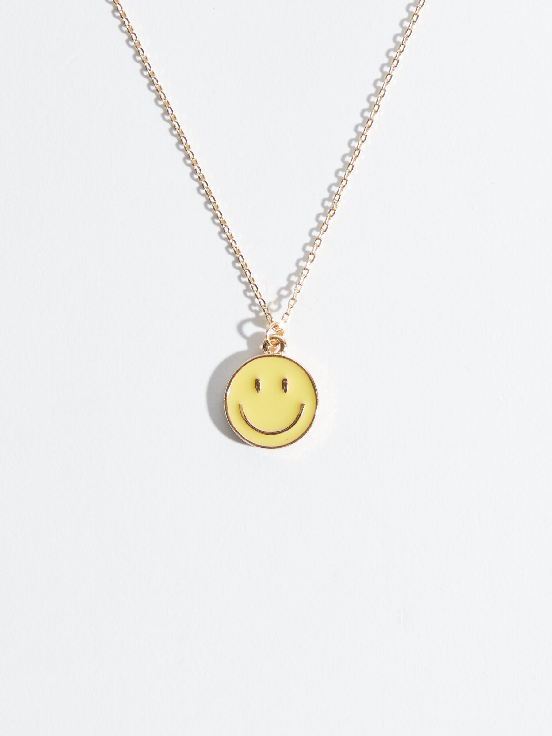 Enamel Smiley Face Necklace | Altar'd State