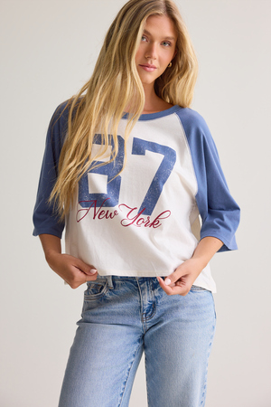 New York 87 Raglan Tee - Altar'd State