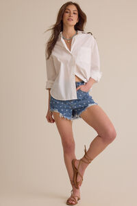 Emmy Star Denim Short Detail 6 - Altar'd State