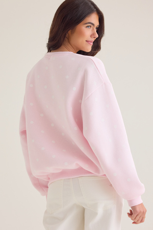 Penelope Polka Dot Mama Sweatshirt - Altar'd State - 
