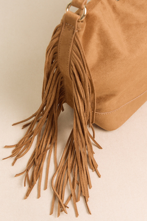 Bronwyn Suede Fringe Bag - Altar'd State - 