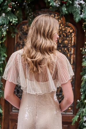 Abby Sequins Cape - Altar'd State - 