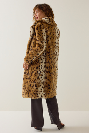 Sherah Cheetah Faux Fur Coat - Altar'd State